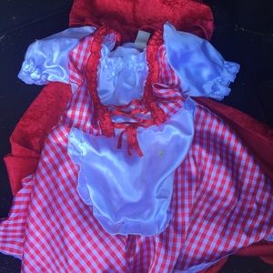 Little red riding hood costume size 3T